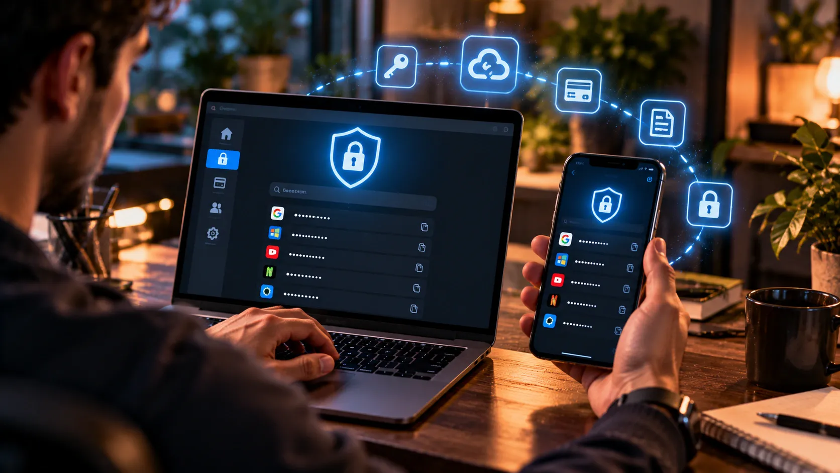 how to protect your data online by using a password manager free